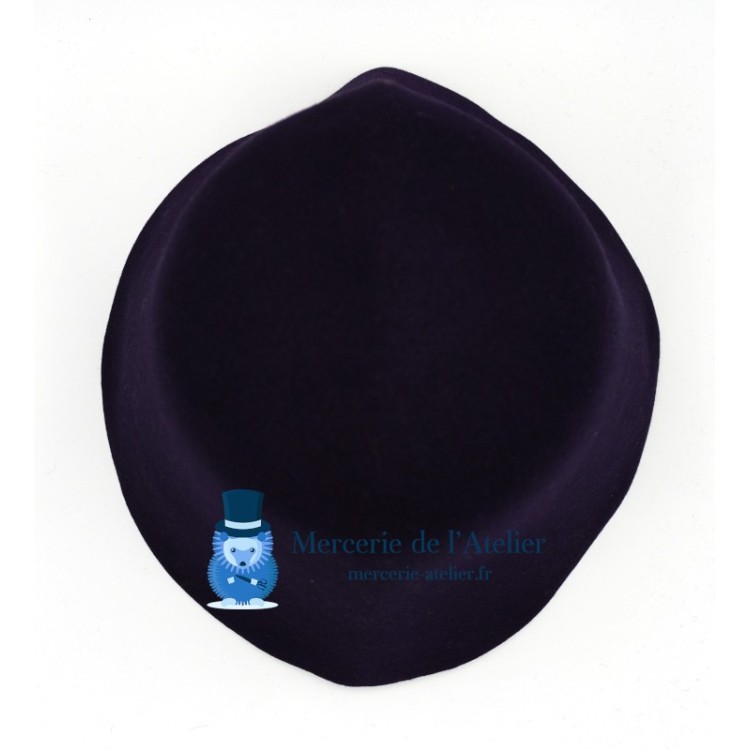 Cono de fieltro de conejo - Azul Marino Oscuro