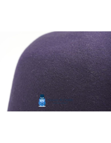 Hasenhaarfilz-Hutstumpen - Dunkles Marineblau