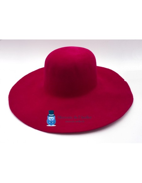 Capeline in feltro di pelo di coniglio - Magenta