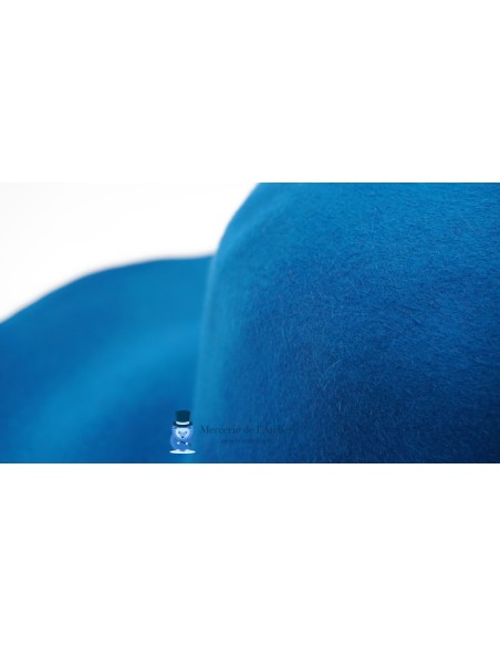 Capeline konijnenhaarvilt - Eendenblauw