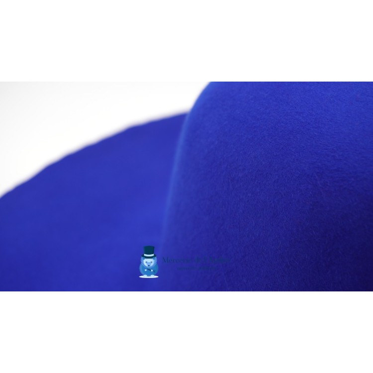Capeline in feltro di pelo di coniglio - Blu Reale