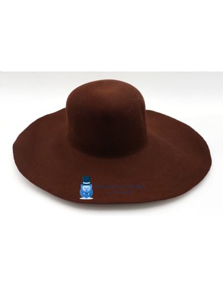 Campana fieltro de pelo de conejo - Chocolate