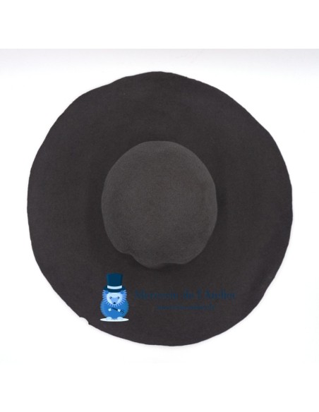 Cappello a cono in feltro di pelo di coniglio - Grigio Topo 2