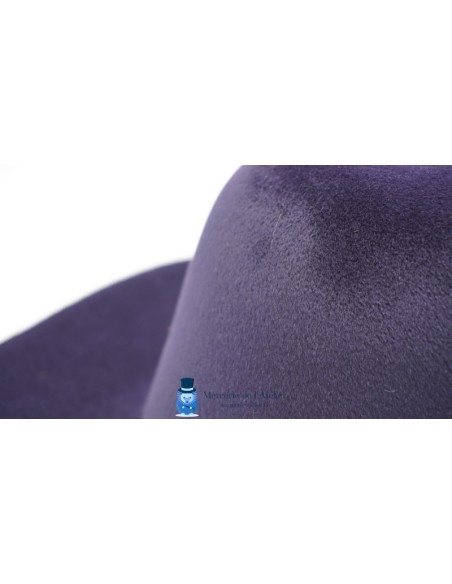 Capeline in feltro velour di pelo di coniglio - Blu Navy Scuro