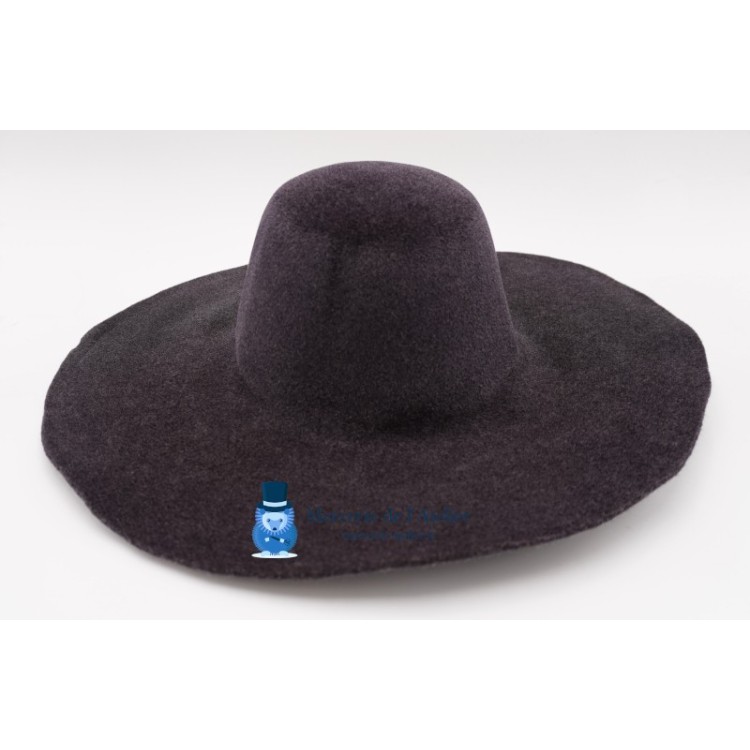 Capeline in feltro velour di pelo di coniglio - Grigio Antracite
