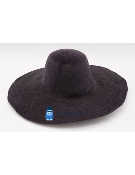 Capelina de fieltro velour de pelo de conejo - Gris Antracita