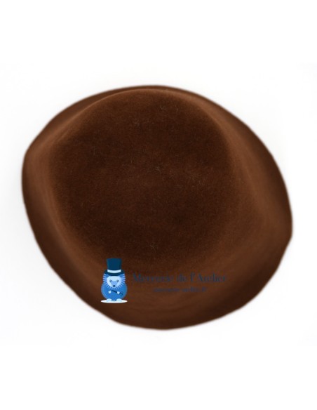Velour felt cone - Chocolate 2
