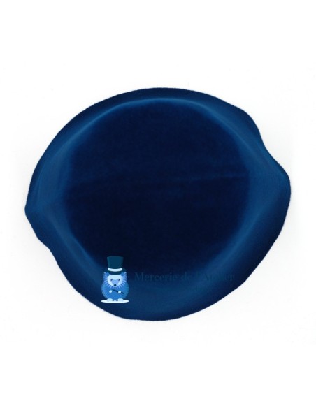 Cone de feltro de coelho aveludado - Azul Petróleo 2