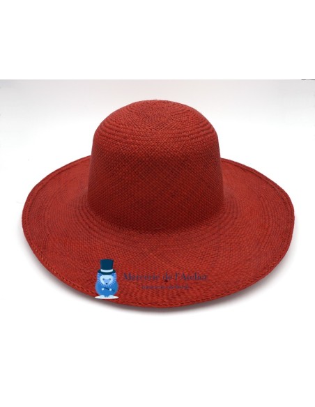 Panama capeline - Baksteenrood