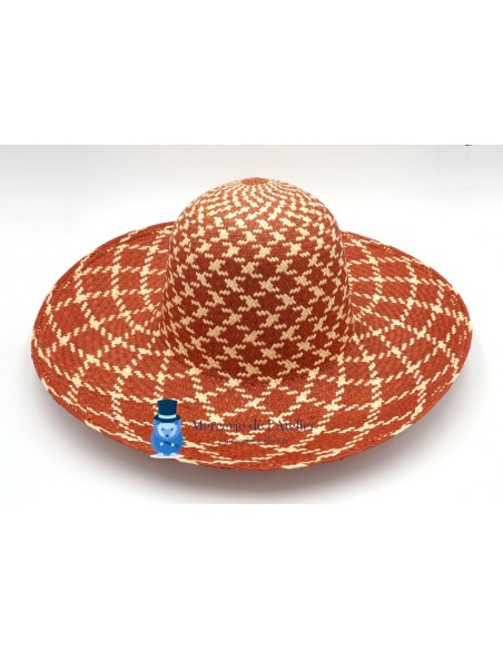 Panama capeline - Pied-de-poule