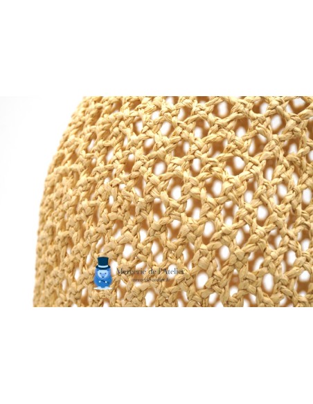Cono all'uncinetto traforato - Naturale