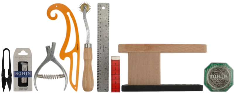 Equipment &mdash; haberdashery tools and supplies