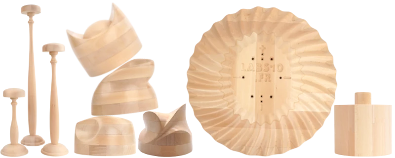 Hat blocks &mdash; wooden blocks for shaping hats